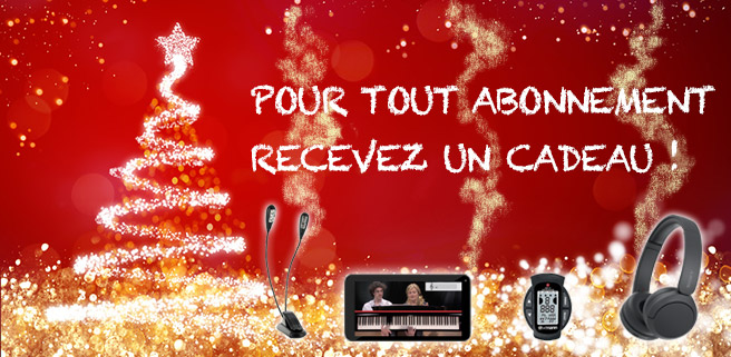offrez des cours de piano pour Noël